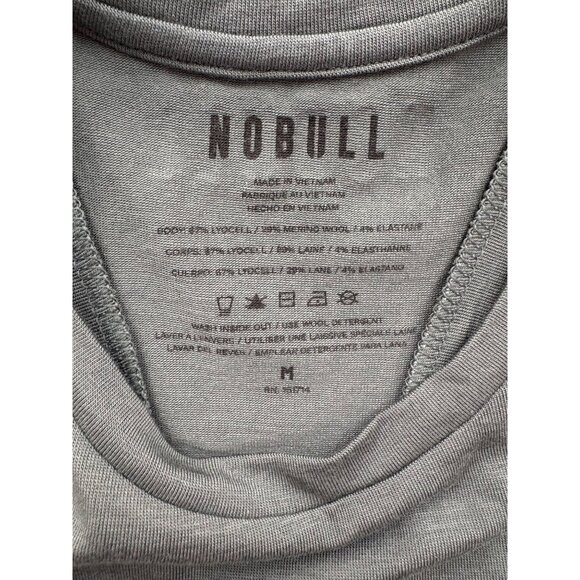 NOBULL NWT Blended Merino Wool Fitted Tank Top Balsam Green Size Medium - Picture 6 of 8
